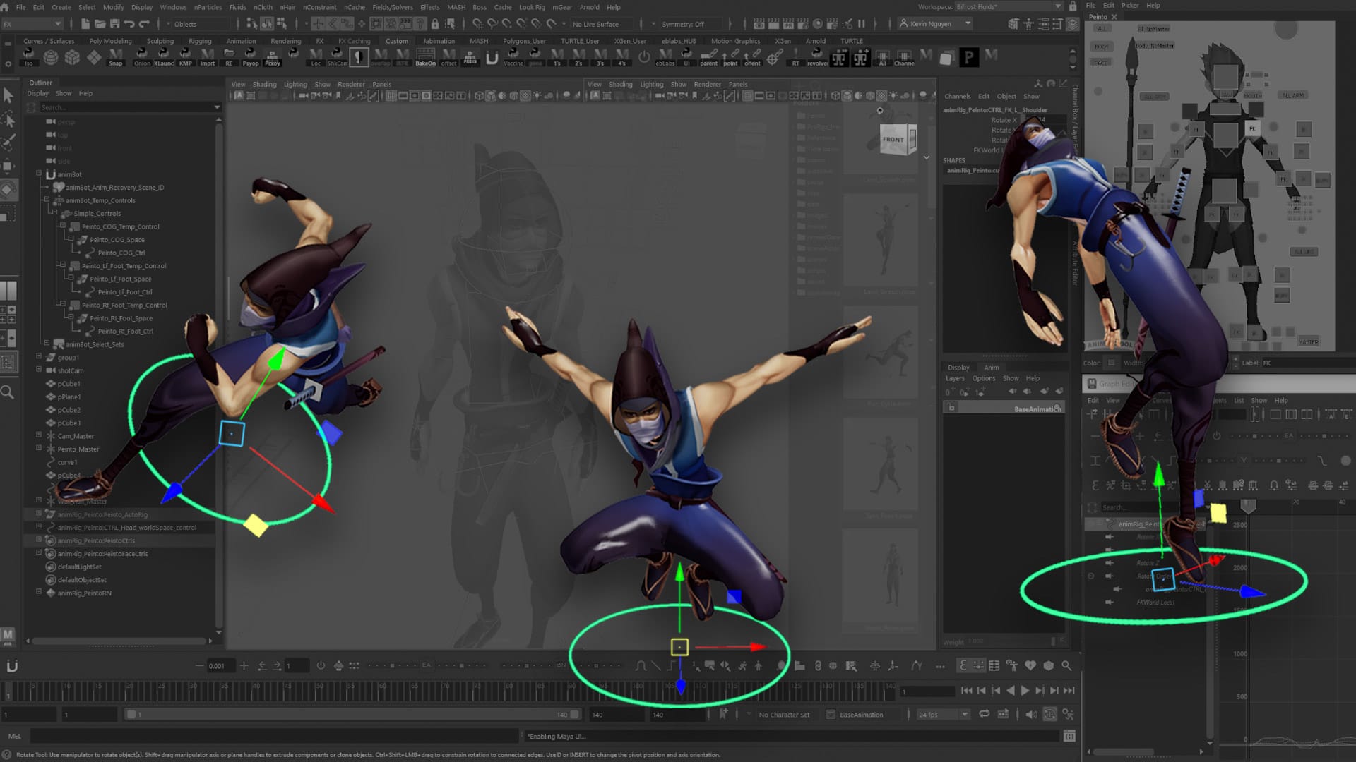 Mastering Body Mechanics in Maya